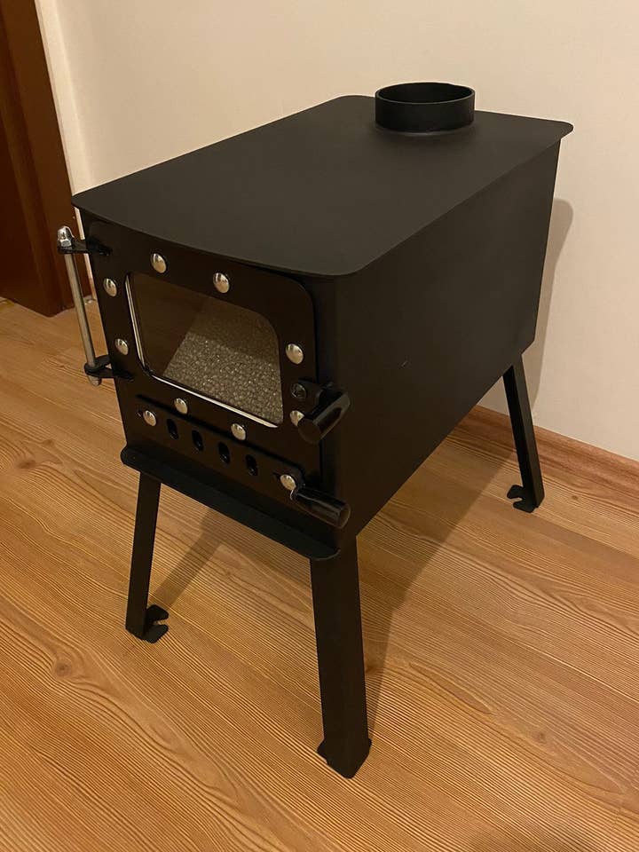 Heavy Duty Long Size Wood Stove For Small Spaces for wholesale by blackseametalworks