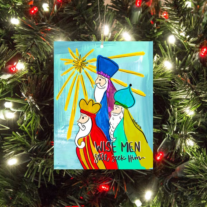 Baxter & Me - Wholesale Ornament - Colorful Wise Men Still Seek Him Ornament