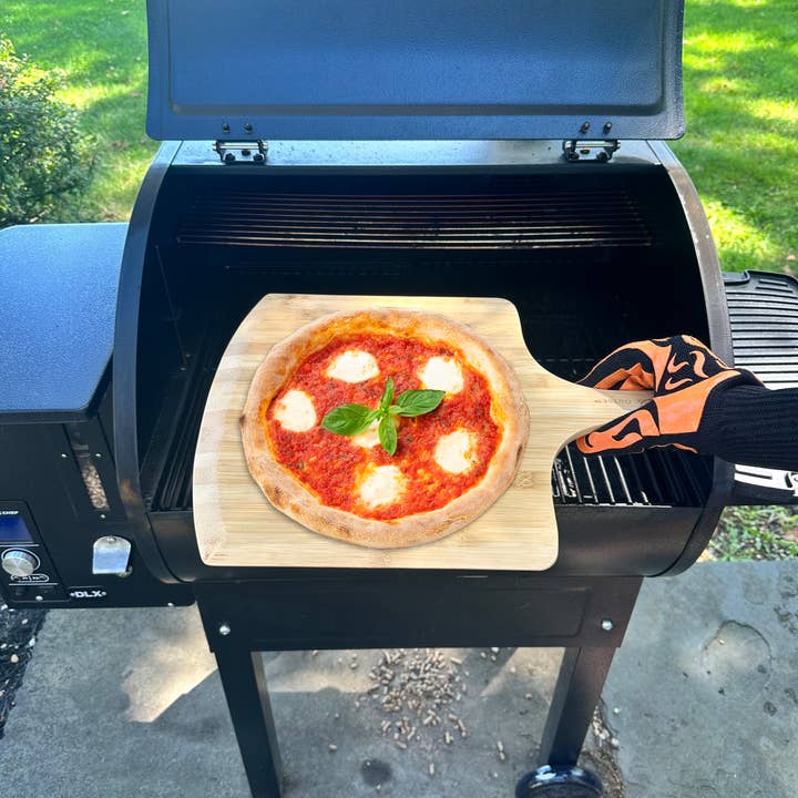 Fox Run Brands - Wholesale Pizza Wheel - Outset Extra Large Wooden Pizza Peel, Bamboo, 18" x 14"2