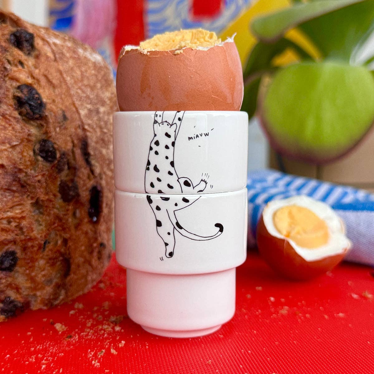 helen b - Wholesale Egg Cup/Holder - egg cup meow (set of 2)1