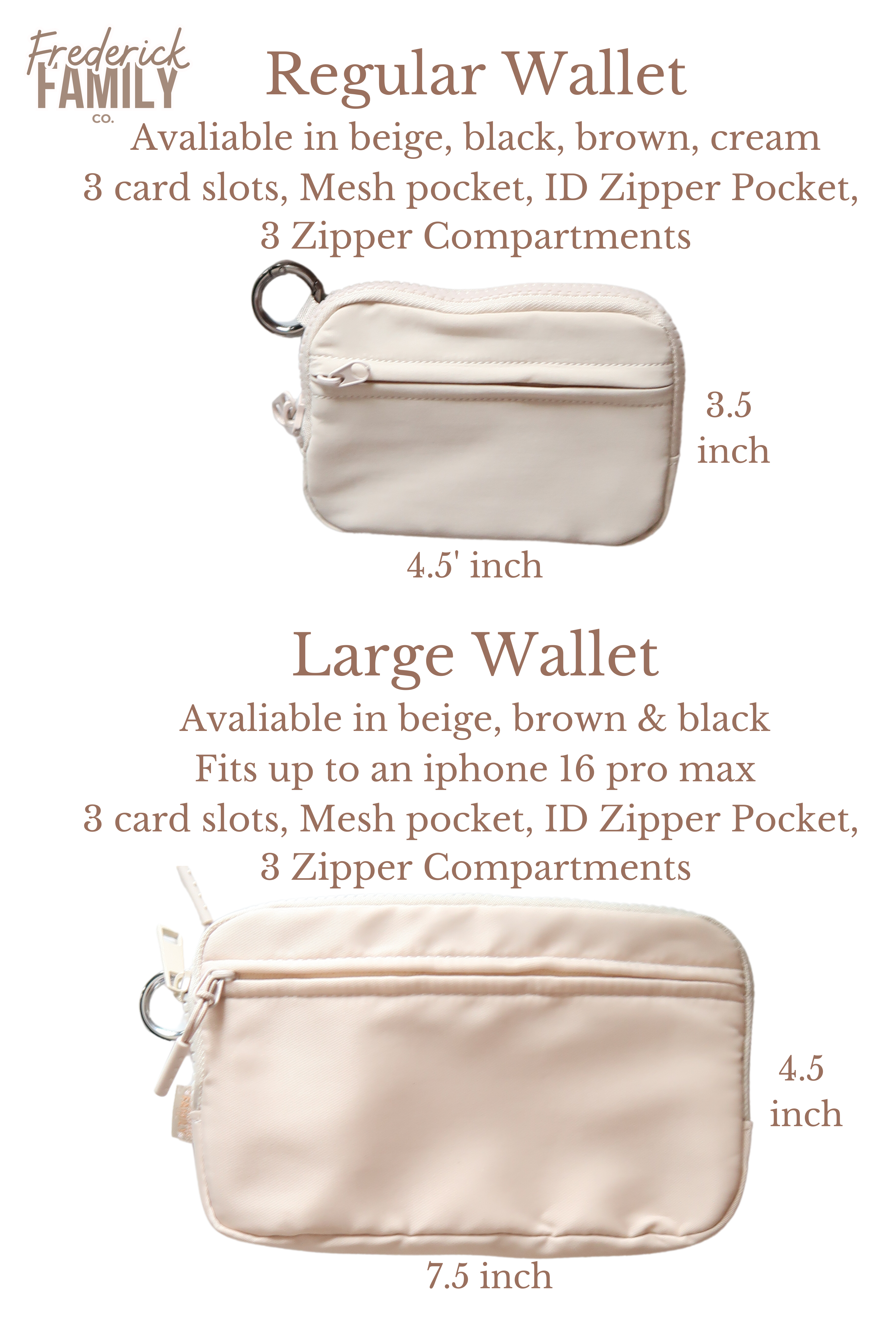 Frederick Family Co. - Wholesale Wallet - Women's - Keychain Wallet with Wrist Lanyard, Compact Card Holder 12