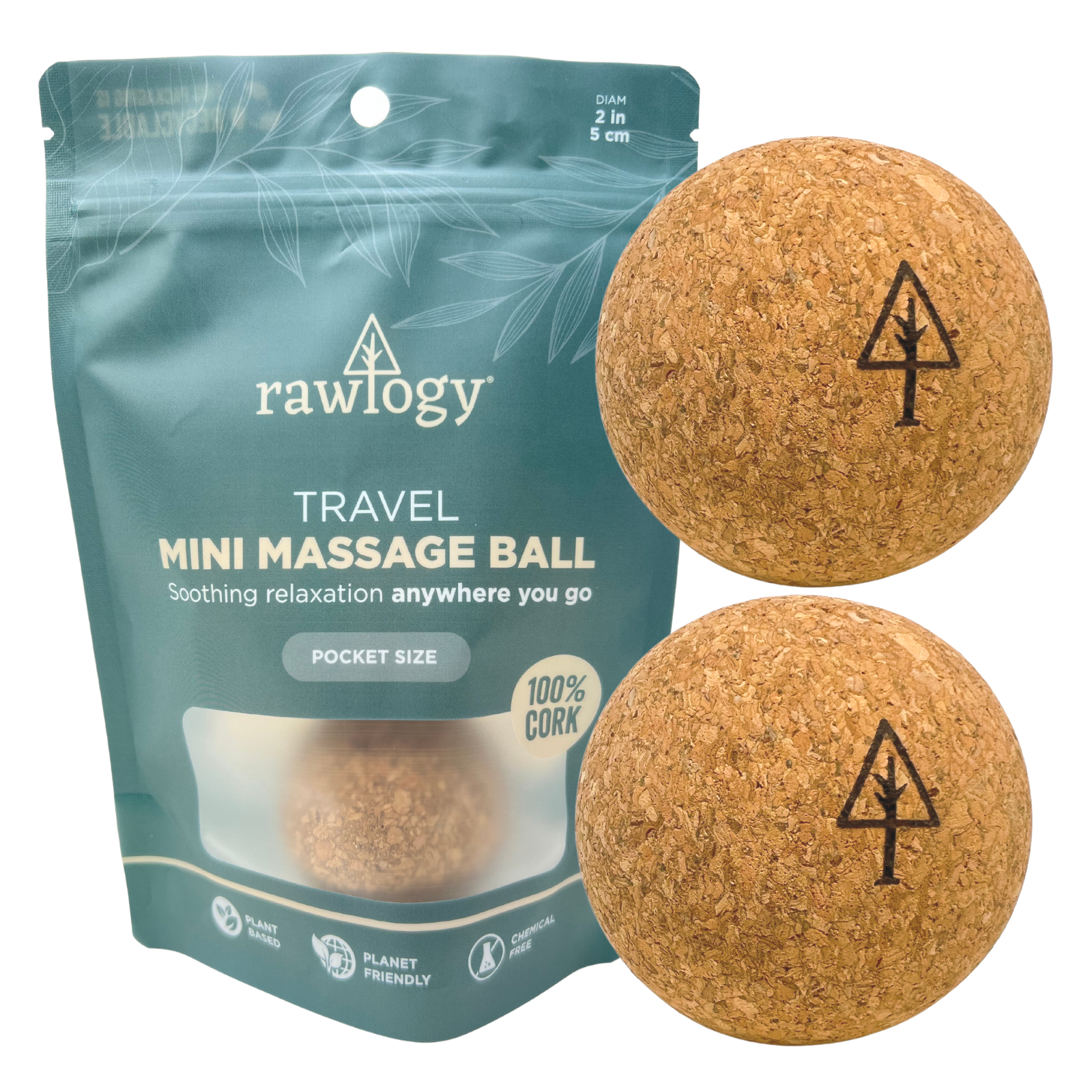 Rawlogy - Wholesale Body Massager - Rawlogy® Cork Massage Ball3