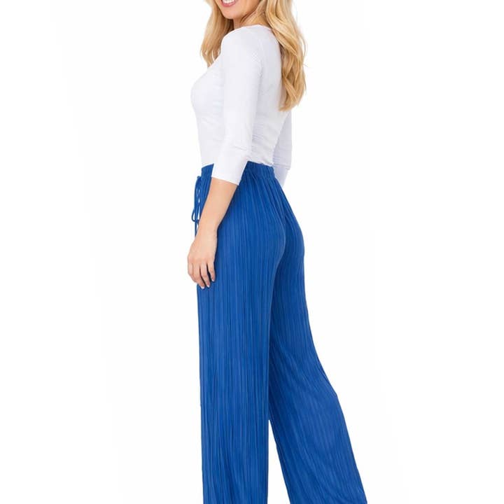 The Magic Scarf Company – Großhandel Hose – Damen – 902T - Plissierte Twillhose (ohne Saum)4