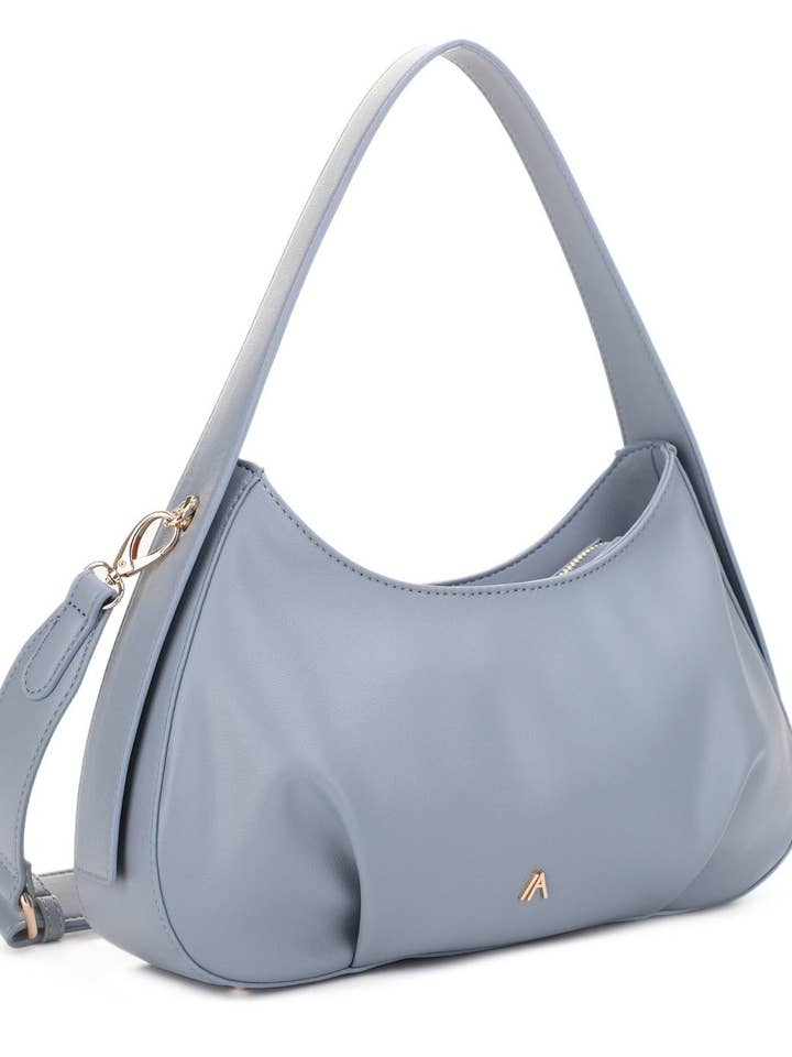 Ojai Crescent Scrunched Women's Shoulder Bag/Crossbody for wholesale by MiMi Wholesale