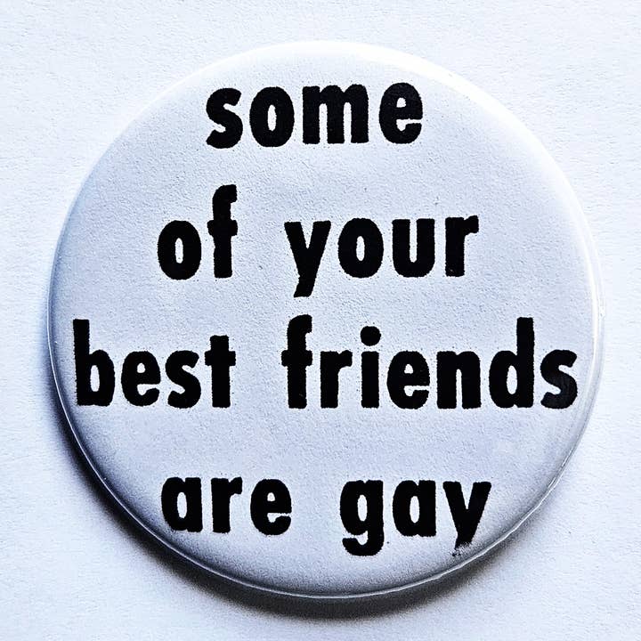 Flip The Record - Wholesale Lapel pin/button - Vintage Pride Buttons Magnets & Bottle Openers. set 037