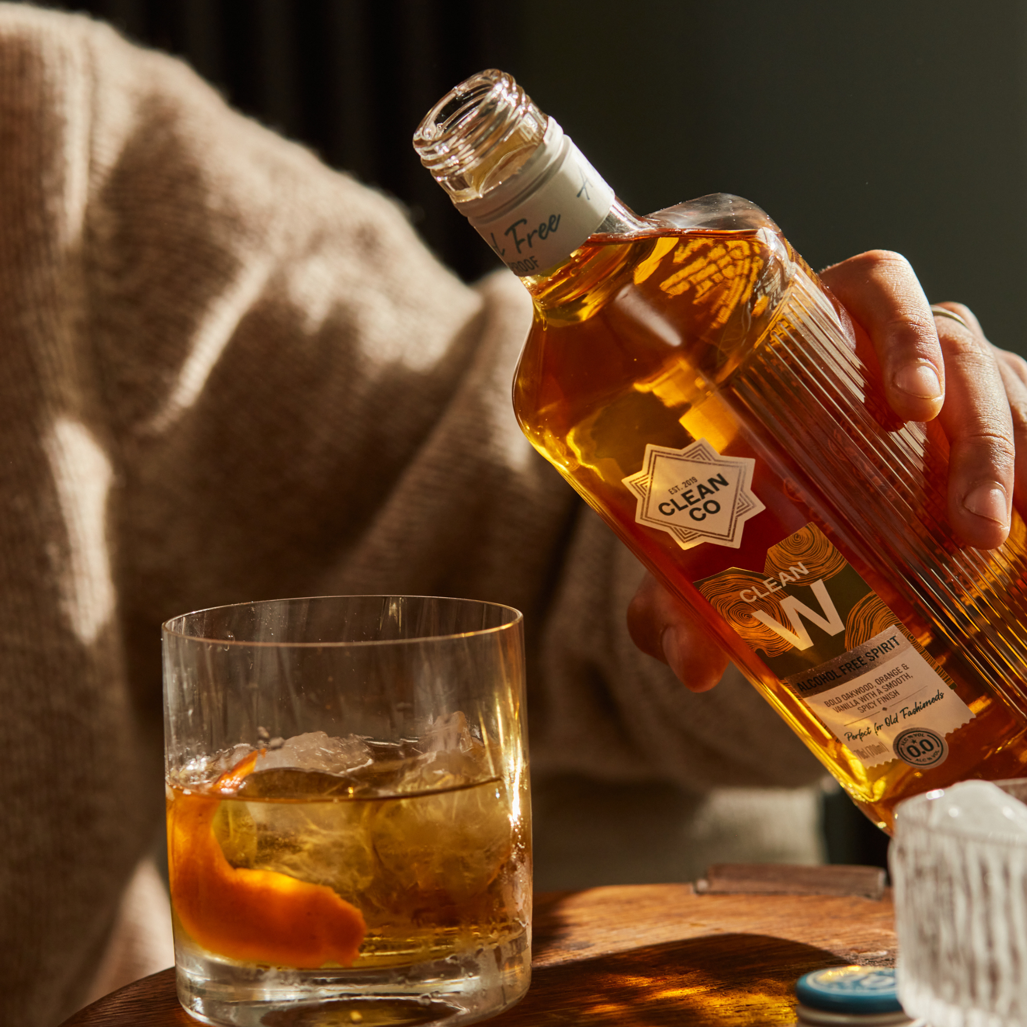 CleanCo - Wholesale Non-Alcoholic Spirits/Wine/Beer - CleanCo Clean W Zero Proof 0.0% Whiskey2