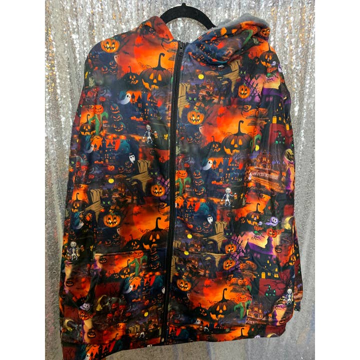 Halloween fleece jacket SLB for wholesale by SLB Wholesale