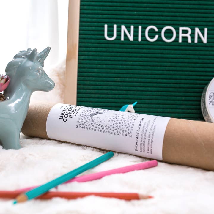 Anna Grunduls Design - Wholesale Poster - Unicorn Coloring Poster6