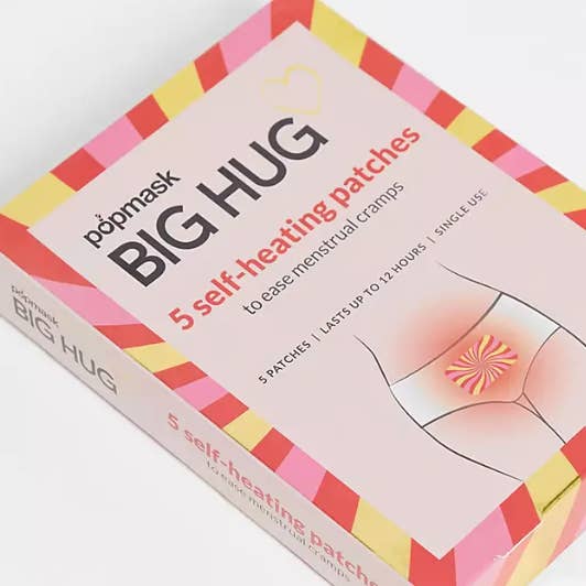 Popmask London - Wholesale Heating Pad - Big Hug Self Heating Menstrual Cramp Relief Patches- 5 Pack