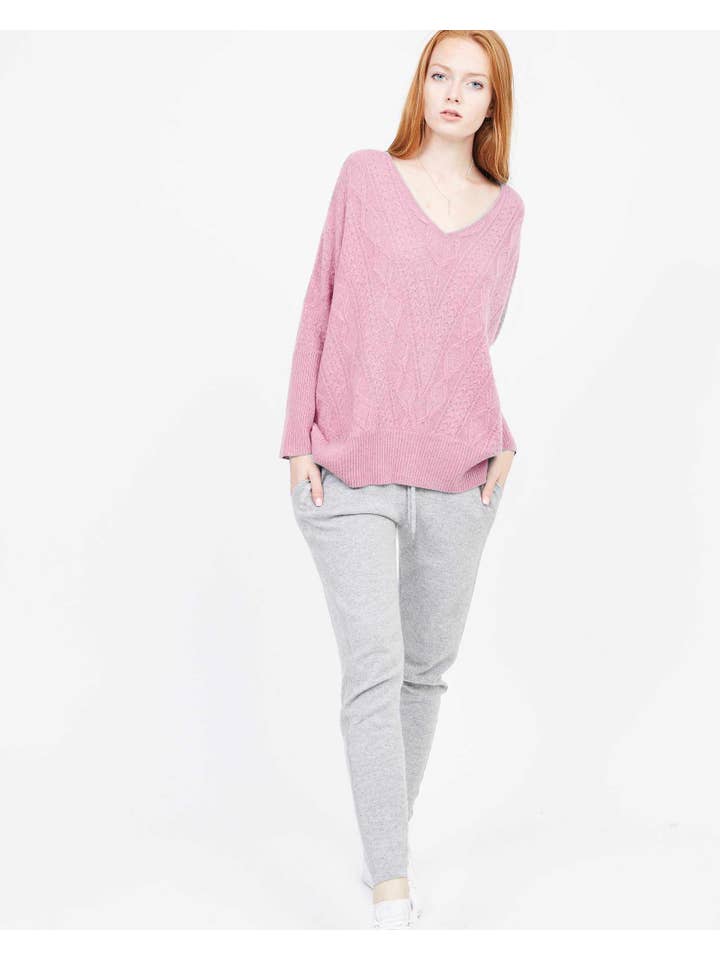 QUINN - Wholesale Knit Sweater - Women's - Cashmere Kendall Oversized Sweater23