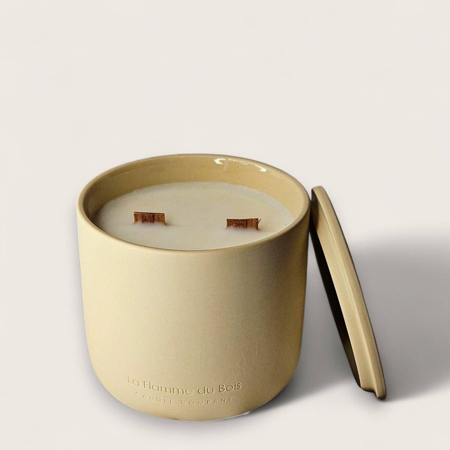 La Flamme du Bois - Wholesale Jar/Filled Candle - Grounded Glow- Soy Woodwick Candle9