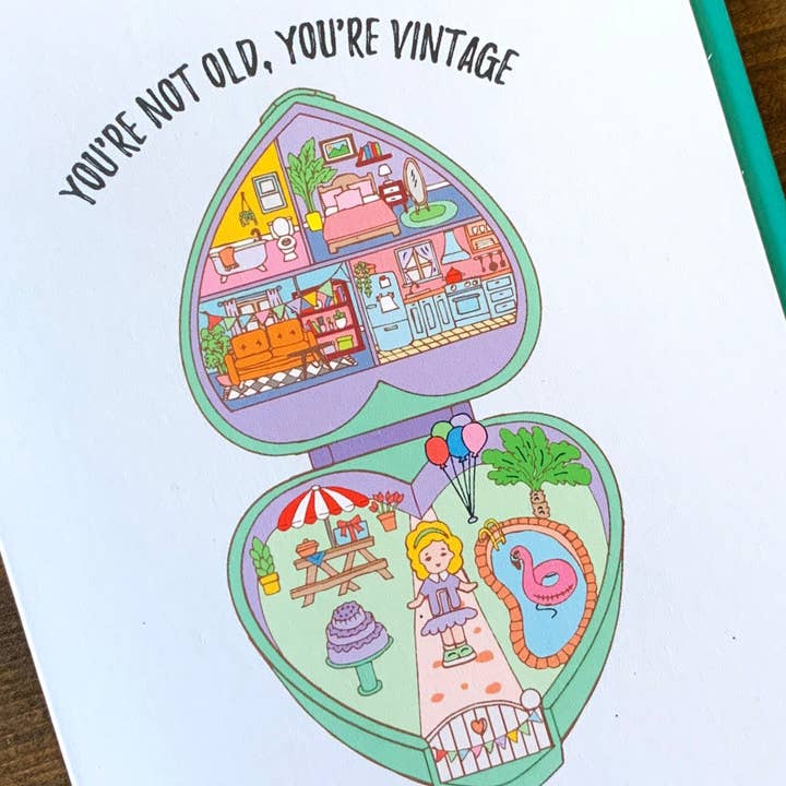 Papermain - Wholesale Birthday Card - Polly Pocket Birthday Card1