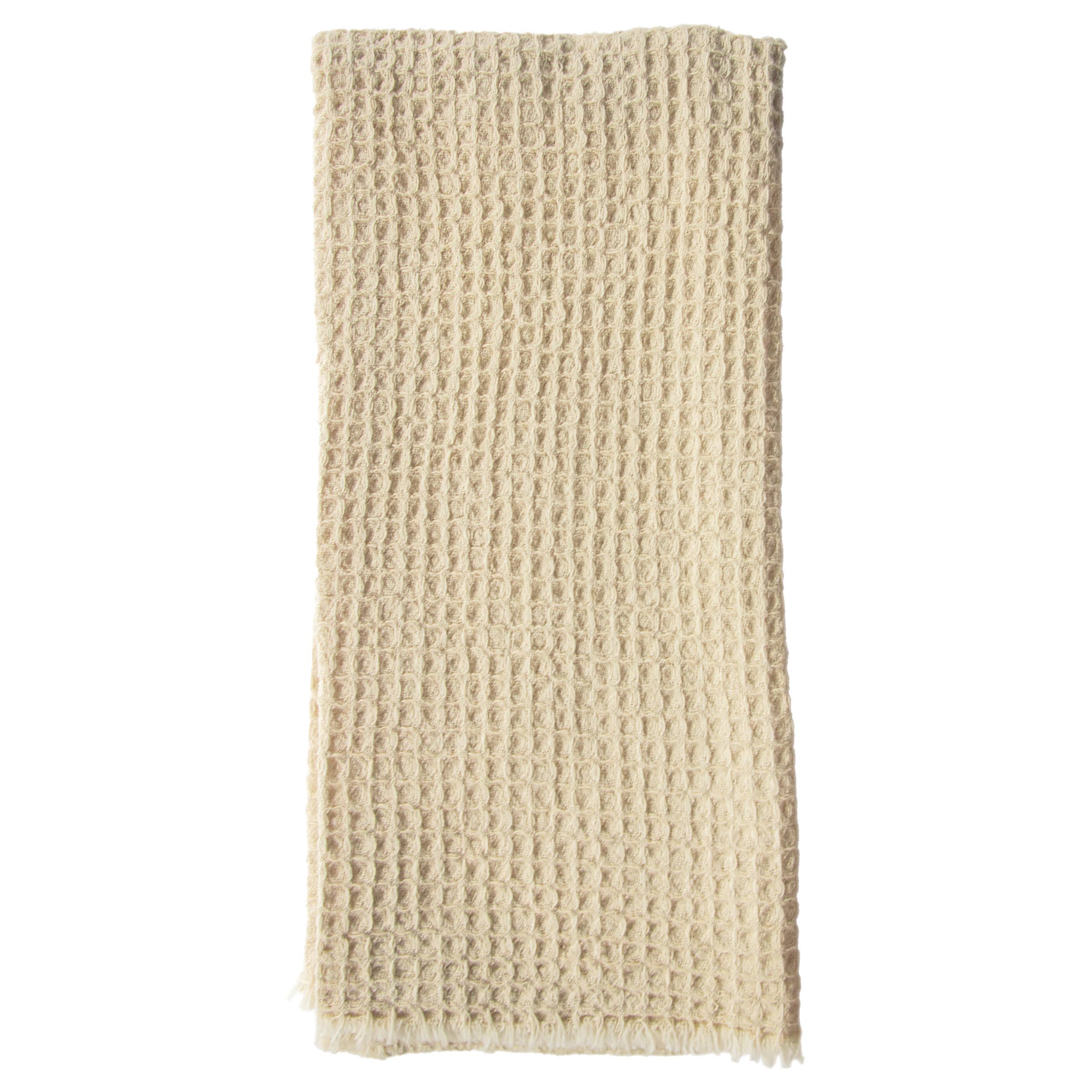 Boston International – wholesale Kökshandduk – Terrakotta och krämfärgade Damask Bomullskökshanddukar Set om 21