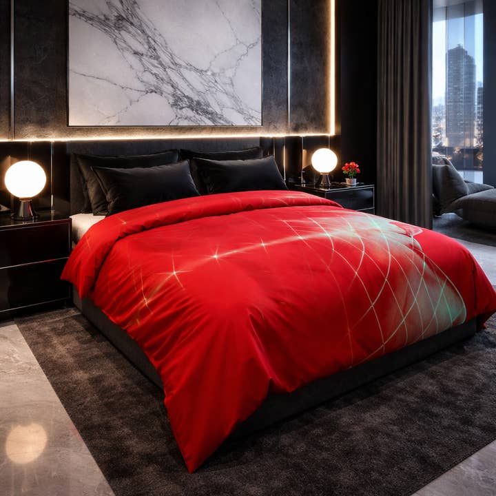 Housse de Couette - Signal Cramoisi pour la vente par softcore interiors