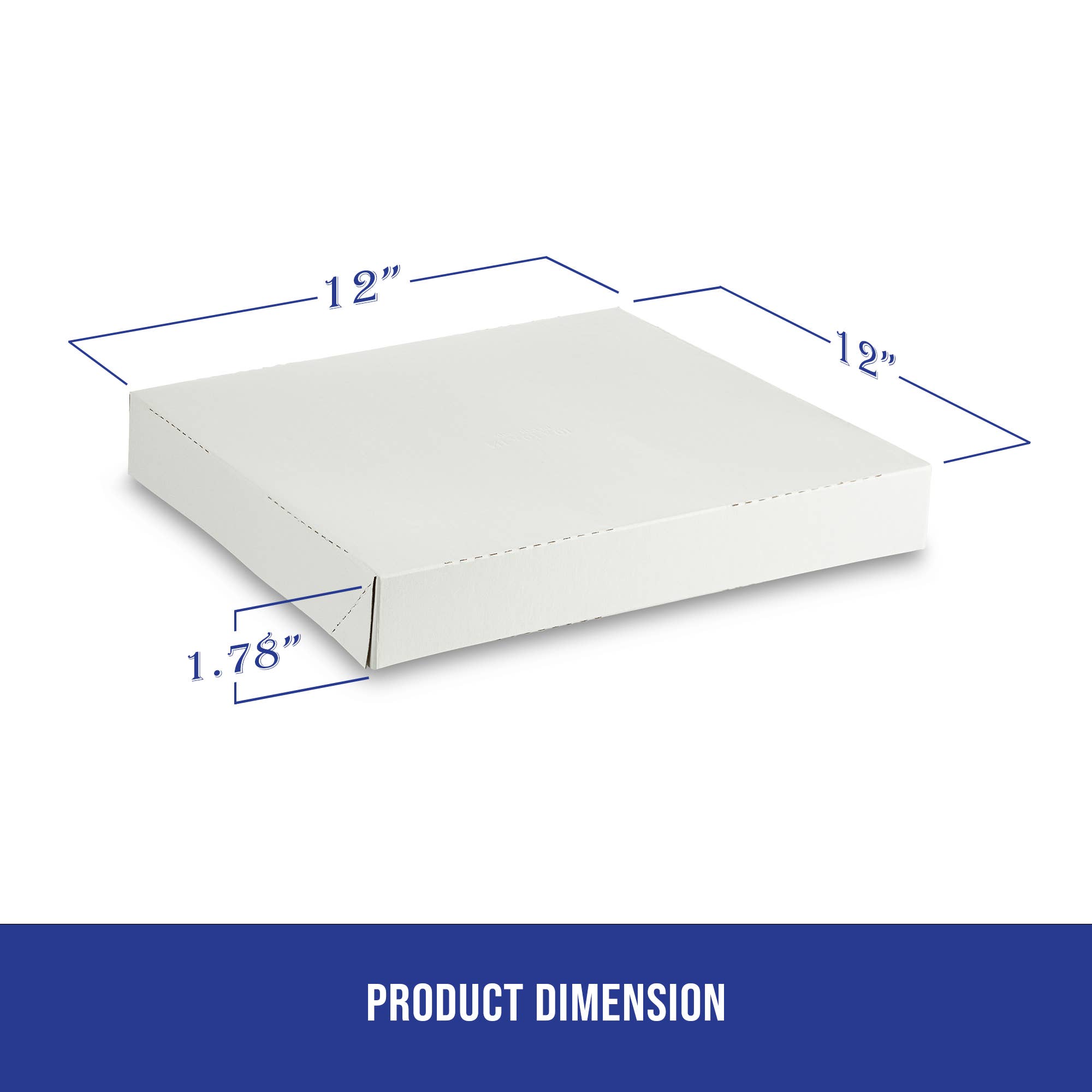MT Products - Wholesale Food Storage Container - MT Products White Extra Thin Paperboard Pizza Boxes1