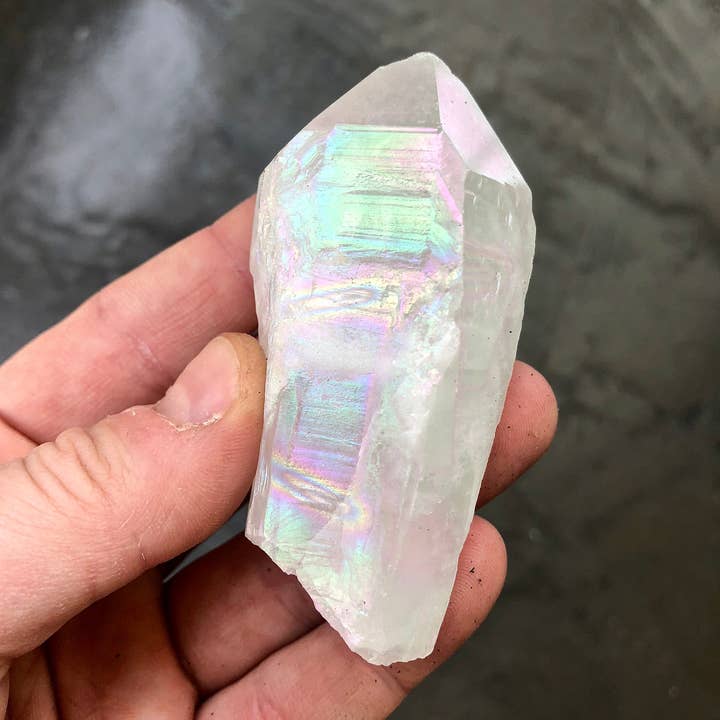 New Moon Beginnings - Wholesale Spiritual Stone/Crystal - Raw Angel Aura Quartz Crystal Point