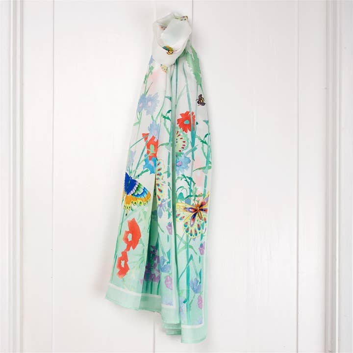 Corn Meadow Silk Scarf for wholesale by COLLIER CAMPBELL