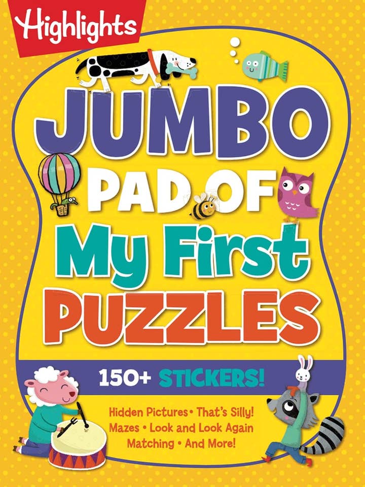 Jumbo Pad of My First Puzzles for wholesale by Highlights for Children
