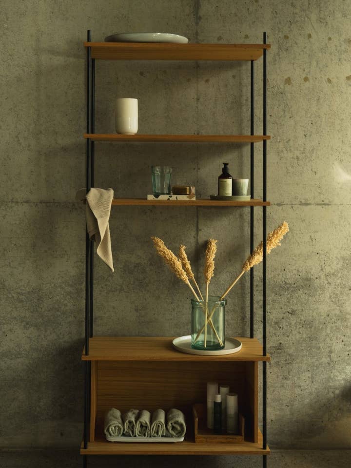 Prateleira de Casa de Banho - Prateleira de Pé Simples H1 por atacado de Kuudu.de