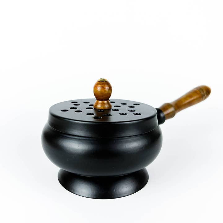 9" Iron Charcoal Burner With Lid & Wood Handle and other Purchase Wholesale wood charcoal. Free Returns & Net 60 Terms on Faire trending on Faire.