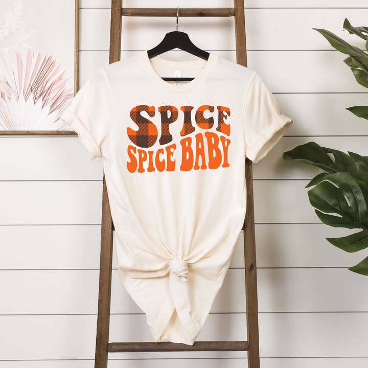 Spice Spice Baby Natural Tee for wholesale by Simply Tees