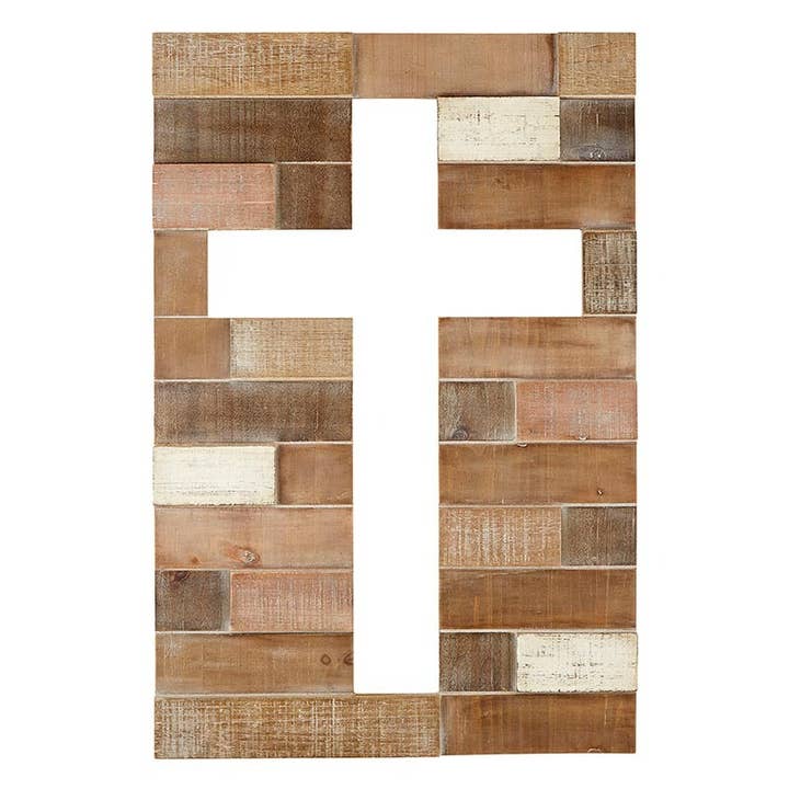 Cross Cut Out Sign for wholesale by Faithworks by Creative Brands