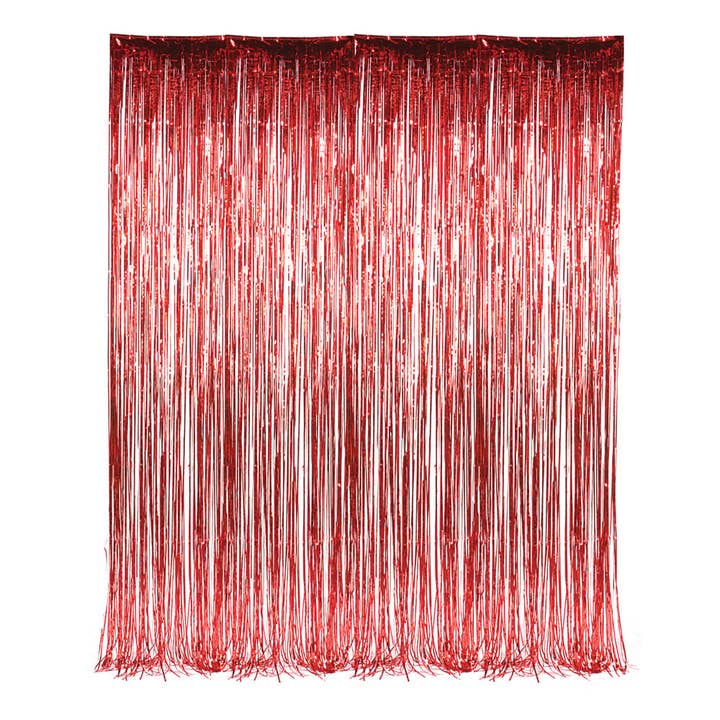 La Luna Bella - Toys - Wholesale Classic Toy - Kids - RED FOIL FRINGE CURTAIN 36"X96" LLB kids toys1