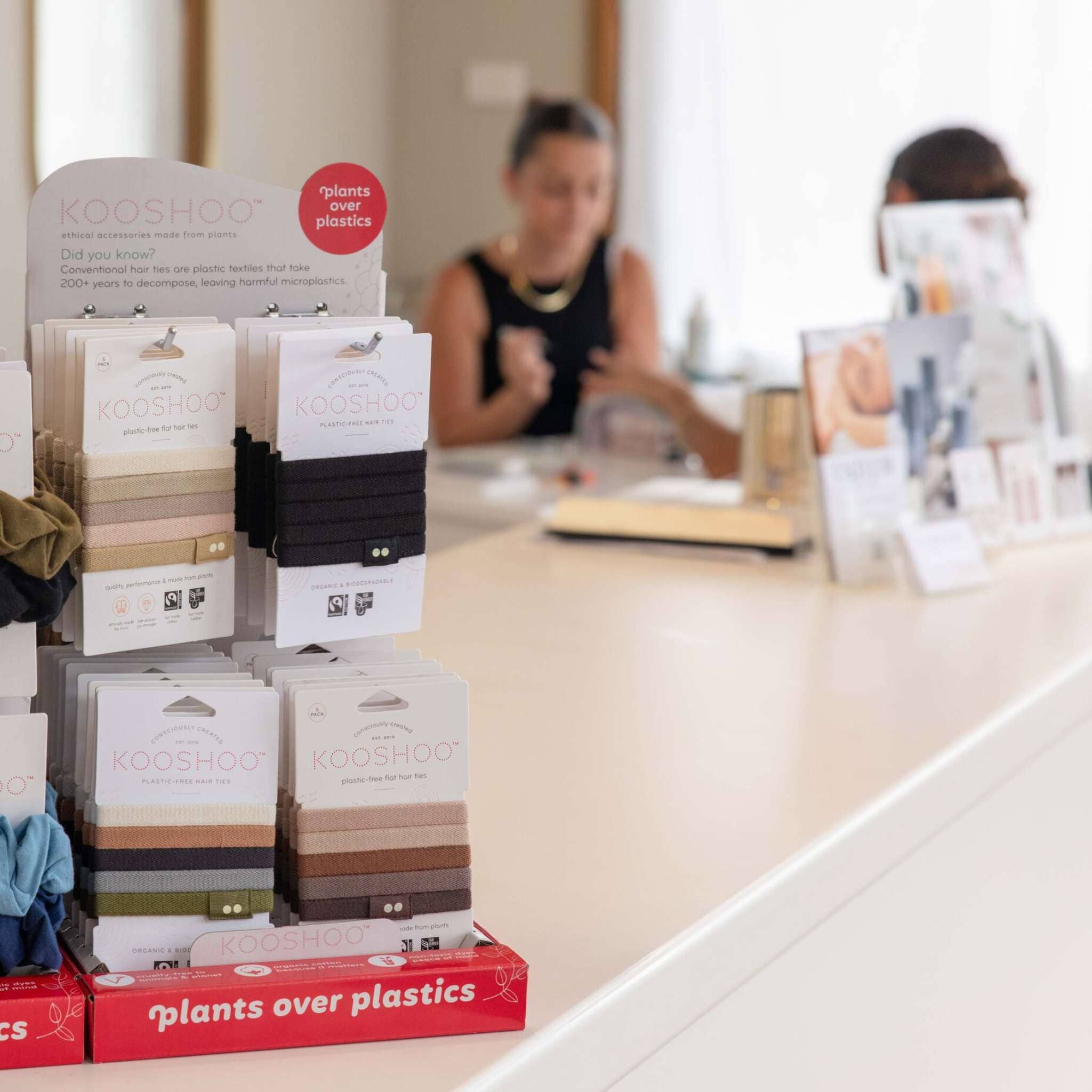 KOOSHOO - Wholesale Hair Tie - Plastic-Free Hair Tie Display Bundle: Sustainable & Stylish3