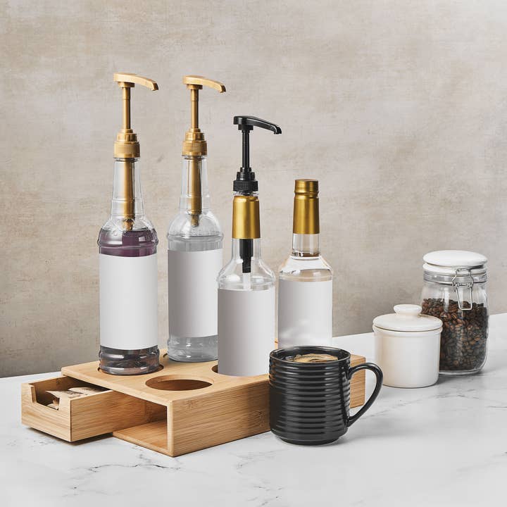 Bamboo Organizer Stand with Drawer for wholesale by Core Home