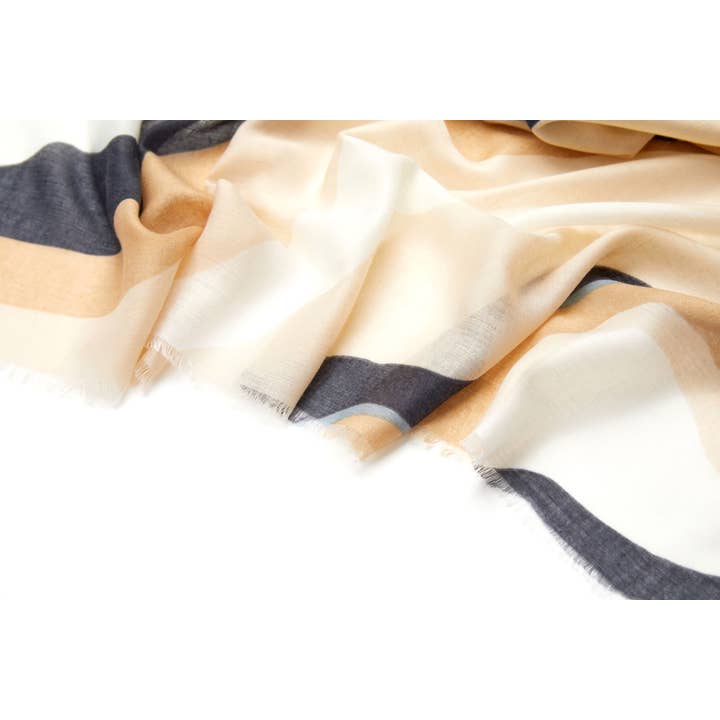Aavion – wholesale Scarf – Women's – Modern Wave Print Scarf – Scarves for Women