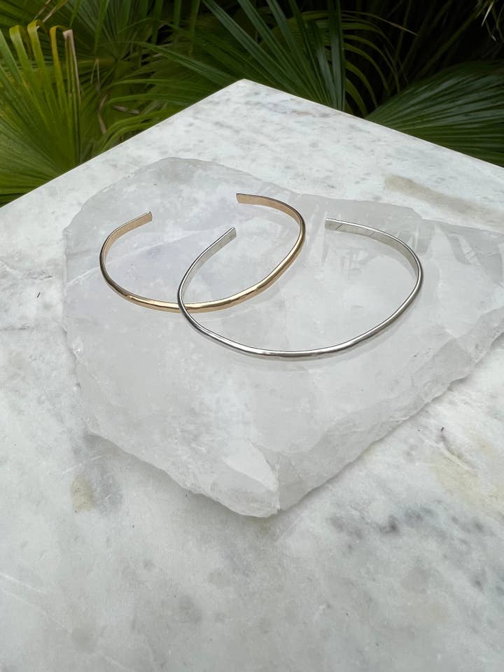 Hammered Cuff Bracelets for wholesale by Bella Mack Jewelry