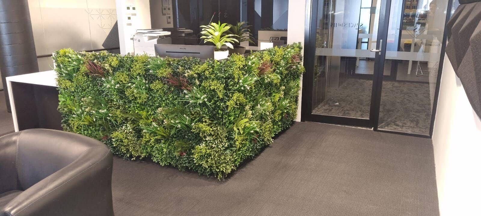 Designer Plants - Wholesale Artificial Plant - Ultra-Luxury Lush Spring Artificial Vertical Garden Green Wall 40" x 40" 11SQ FT Commercial Grade UV Resistant (Overstock Sale)12