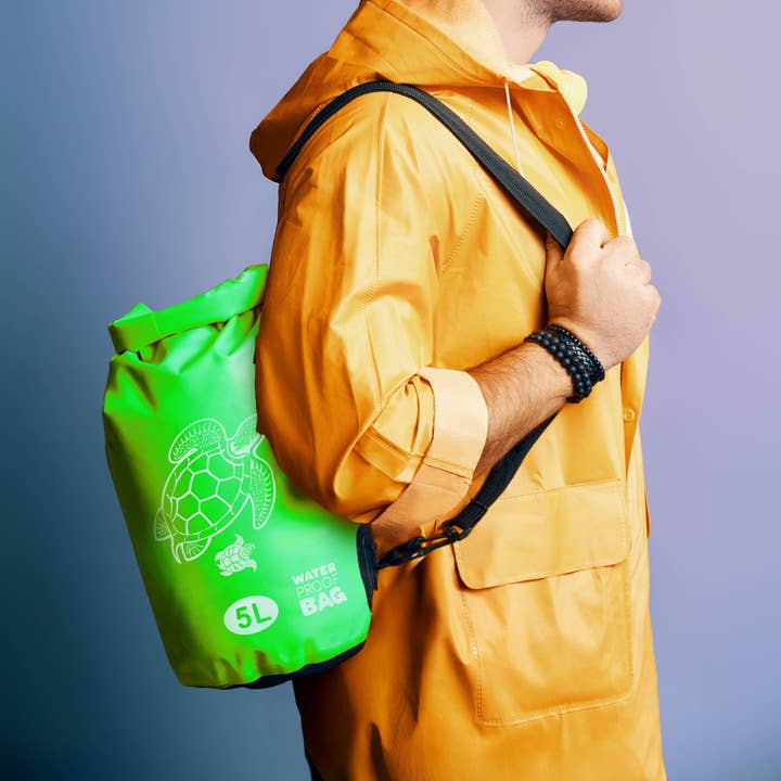 New! NUPOUCH Hawaii Green Waterproof Bag - Beach Kayak Scuba for wholesale by Calla Products