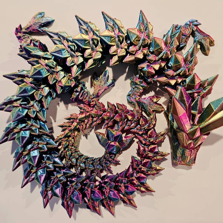 The Midnight Oil - Wholesale Fidget Toy - Kids - 3D Crystal Dragon (24")10