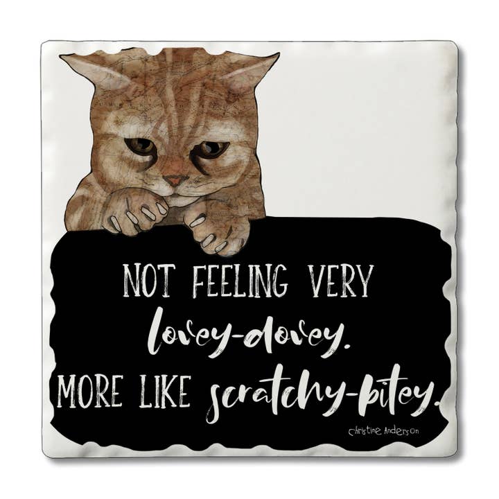 CounterArt/Highland Home/Thirstystone/CoasterStone - Wholesale Retailer Display - Home & Living - Naughty Pets Pre-Packed Single Coaster Display
