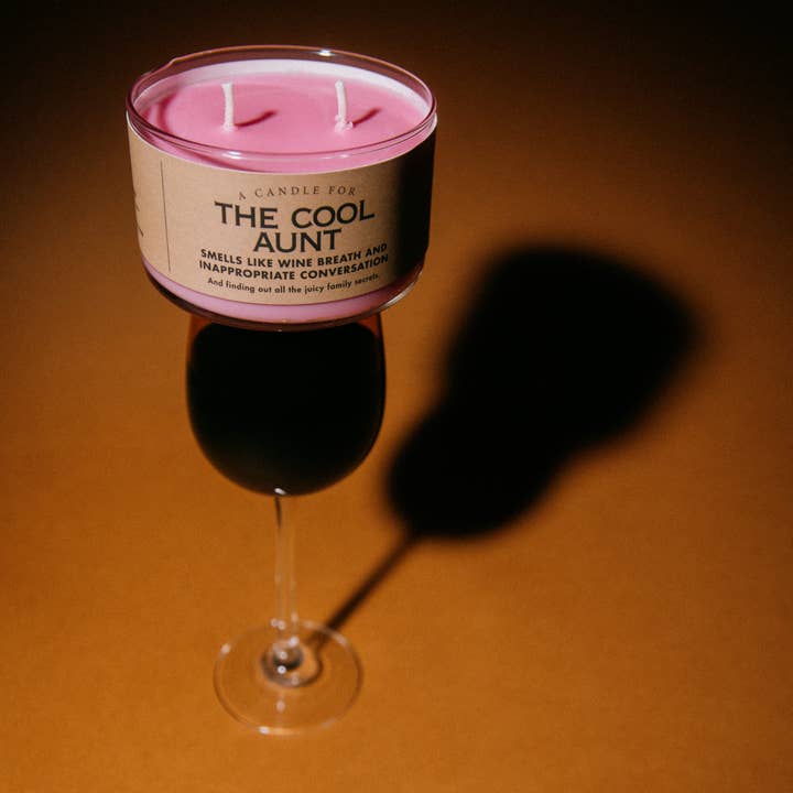 Whiskey River Soap Co. - Wholesale Jar/Filled Candle - A Candle for the Cool Aunt | Funny Candle