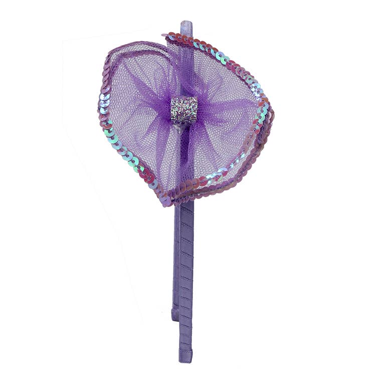 Sparkle Sisters by Couture Clips – Großhandel Fashion-Stirnband – Kinder – Stirnband mit Pailletten-Tüllschleife2