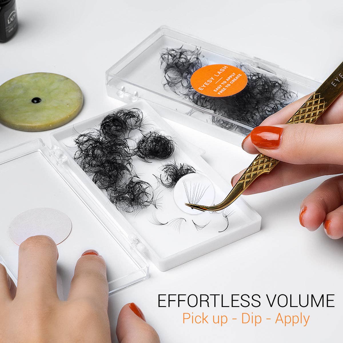 Eyesy Lash - Wholesale False/fake eyelashes - Premade fans 10D | ¢1.9 /fan | 0.03 | 1000 Handmade fans2