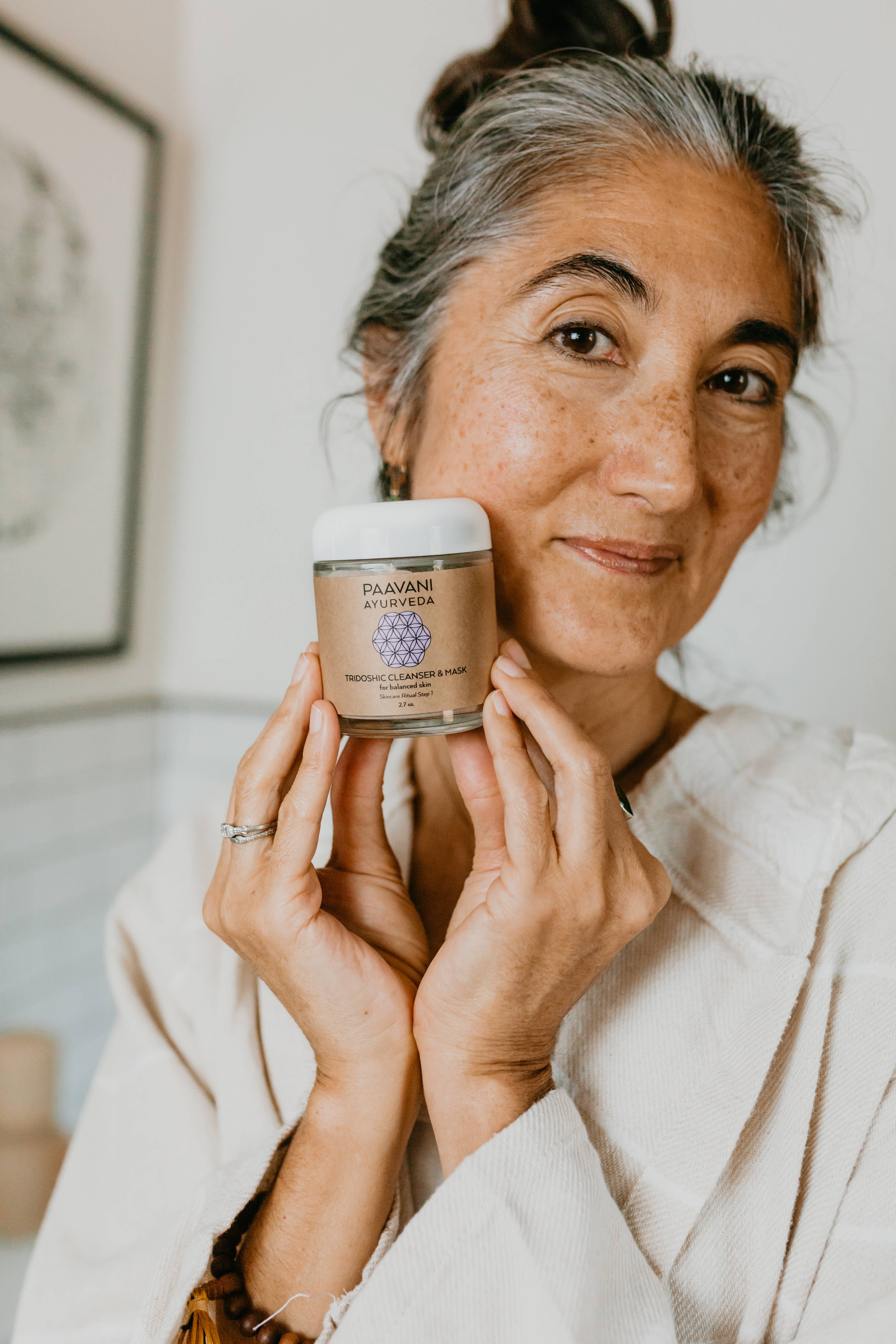 PAAVANI Ayurveda - Wholesale Skincare Face Mask - Tridoshic Cleanser & Mask | for Balanced, Radiant Skin3