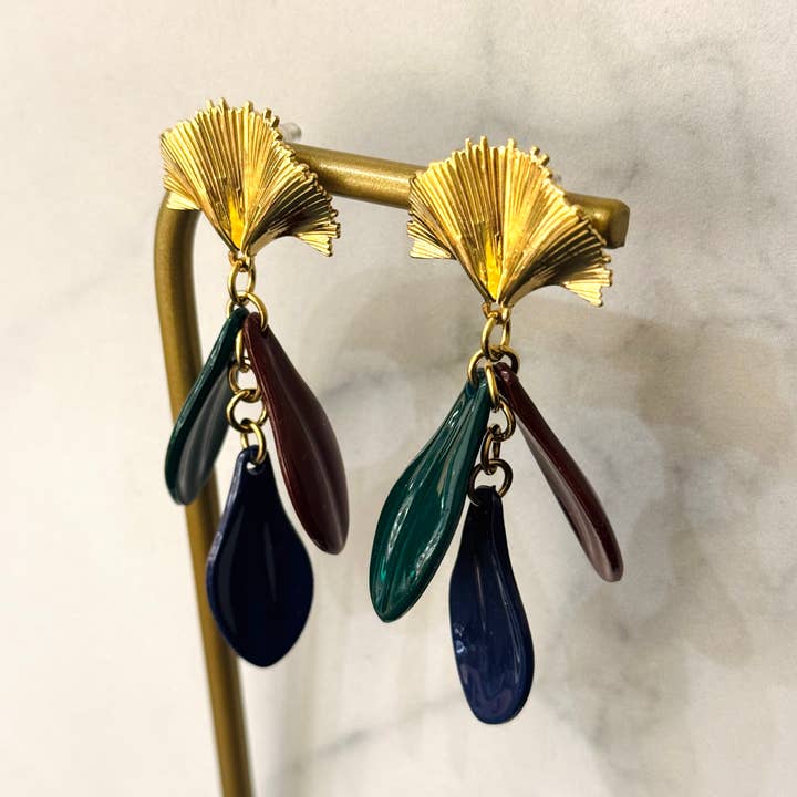 Cassette Barcelona - Wholesale Dangle Earrings - Peacock Earrings 1