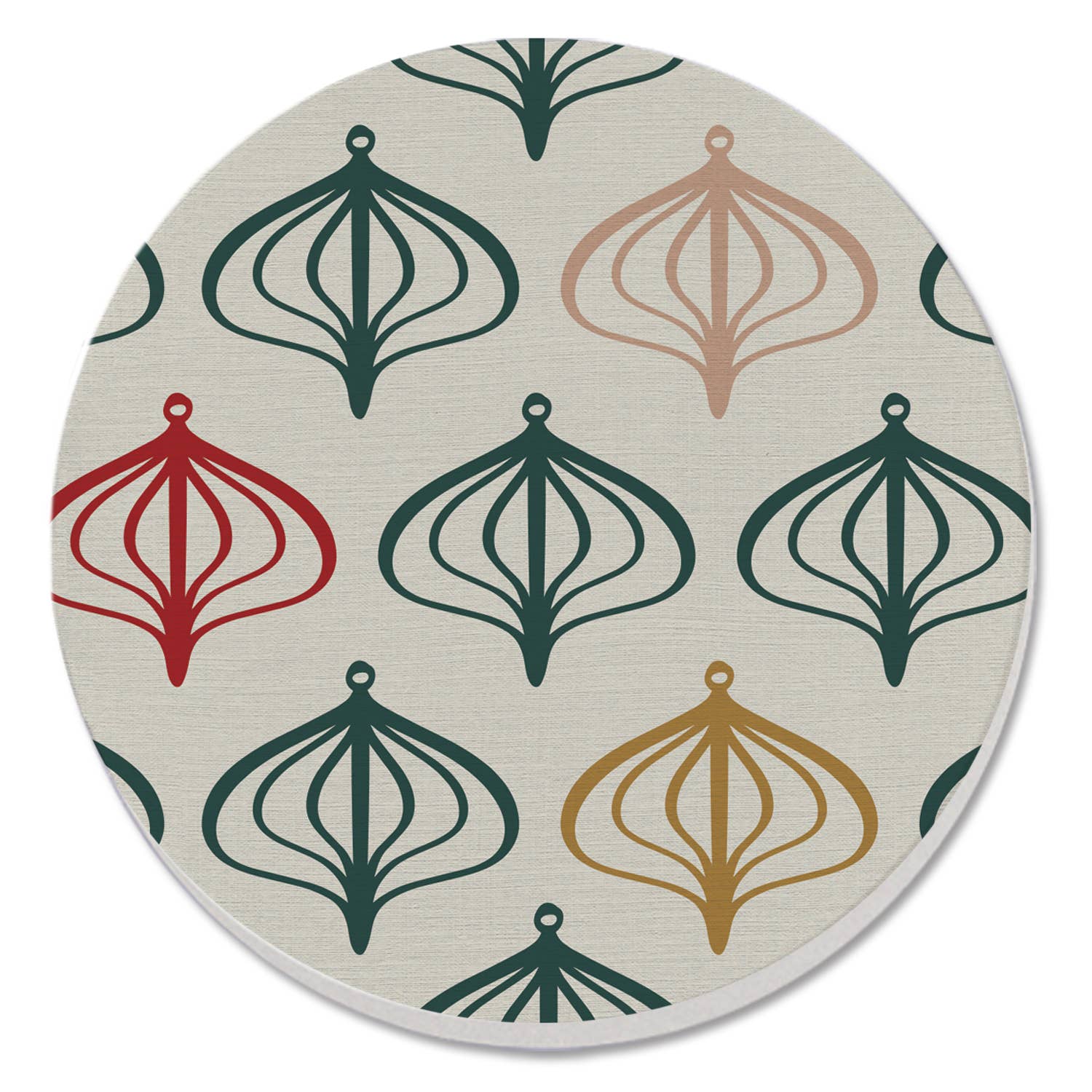 CounterArt/Highland Home/Thirstystone - Vendita all'ingrosso Sottobicchiere - Display a sottobicchiere singolo preconfezionato «Let It Snow»12