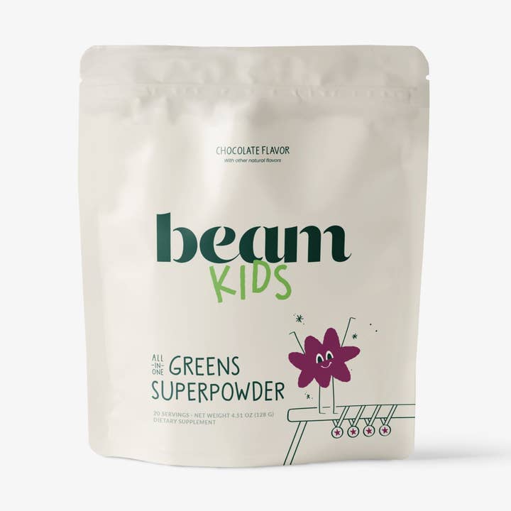 Beam Kids - Chocolate (20 servings) pouch for wholesale by Beam Organics