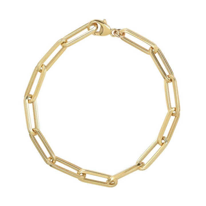 Bold Paperclip Bracelet for wholesale by Ofina Jewelry