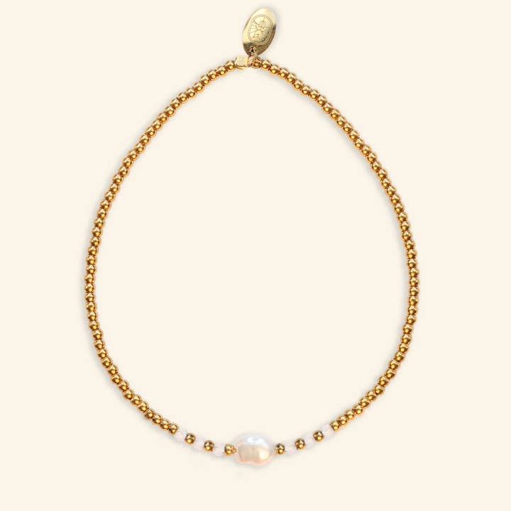 Bracciale in perle chiare per la vendita all'ingrosso da parte di Mable Happiness