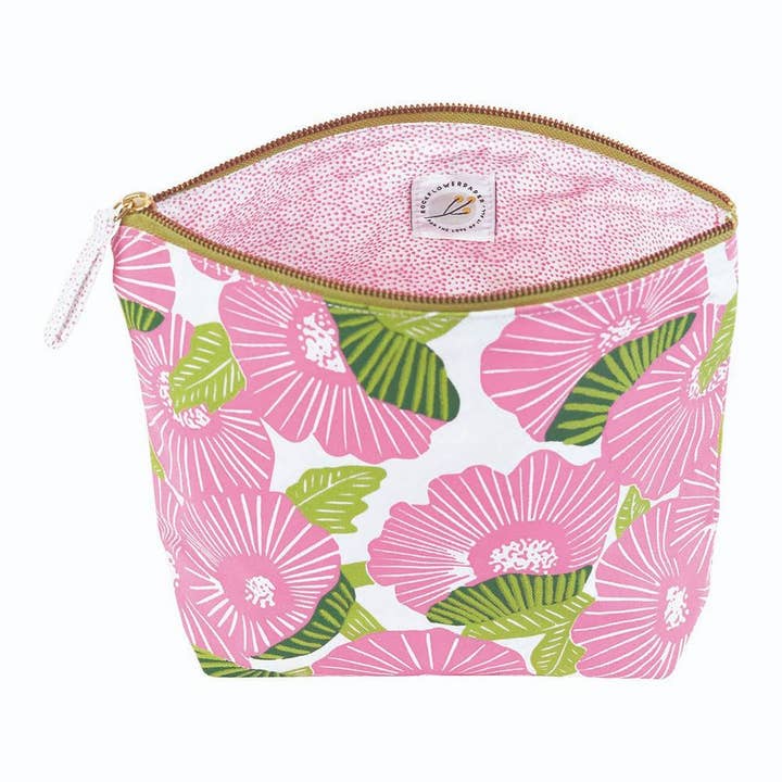 rockflowerpaper – wholesale Pouch – Women’s – Poppy Papaver Large Canvas Pouch6