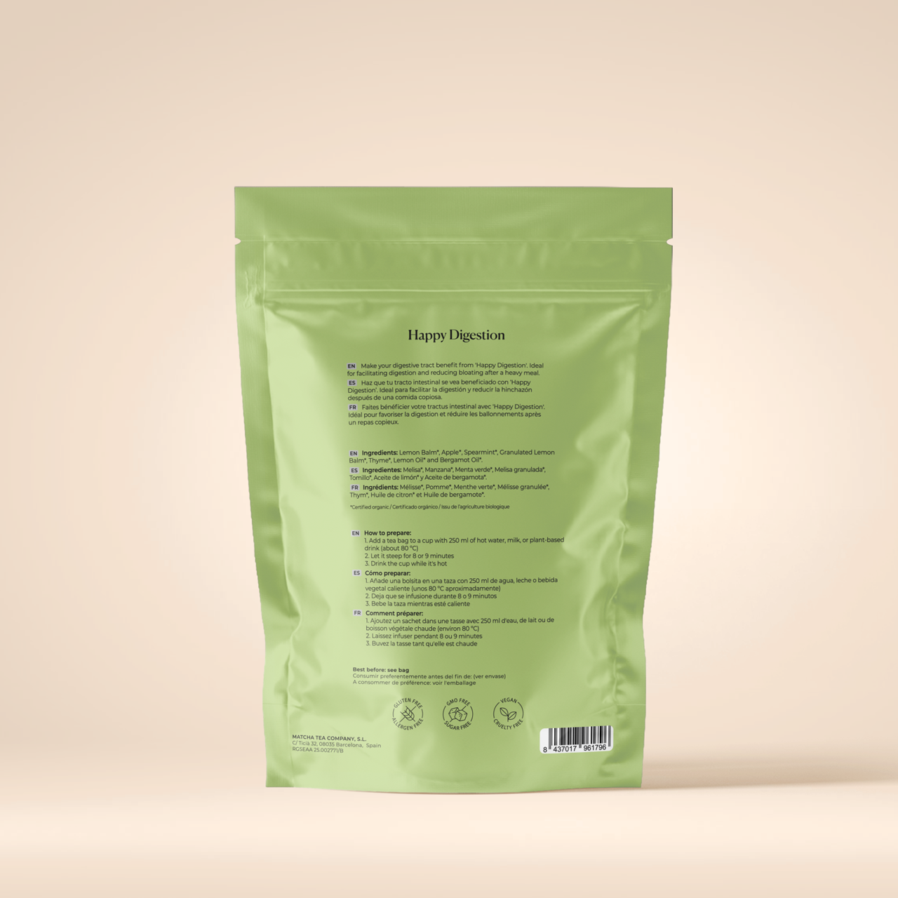 Matcha & CO - Wholesale Health/Detox Tea - Happy Digestion2