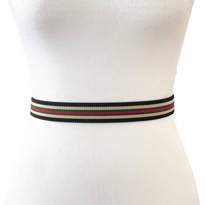 Stripped Elastic Band Belt for wholesale by Melissa Velia