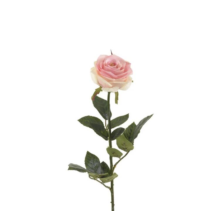 Wildflowers by Floriette - Wholesale Artificial Flowers - Rose simone Artificial 73cm lt pink