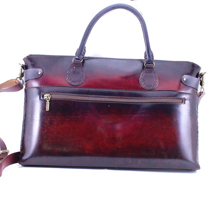 Sacoche en cuir fait main pour la vente par Sunflower Handmade leather inc