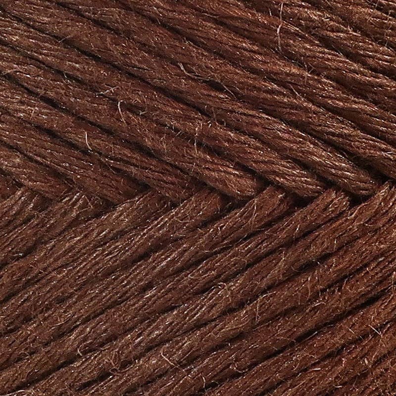 WelcomeYarn - Vente Fils à tricoter - Coton Marron Macramé Rustique1